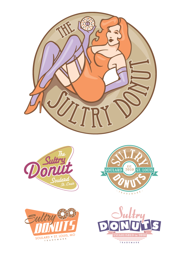 Sultry Donut Logo Design