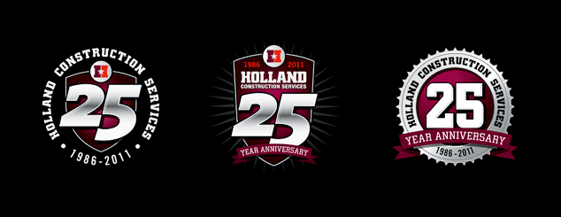 25th logo design