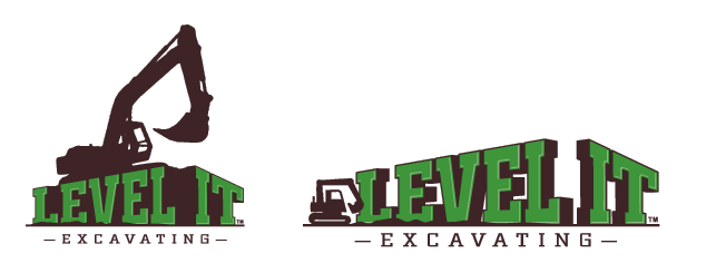 logo design Level It Excavating