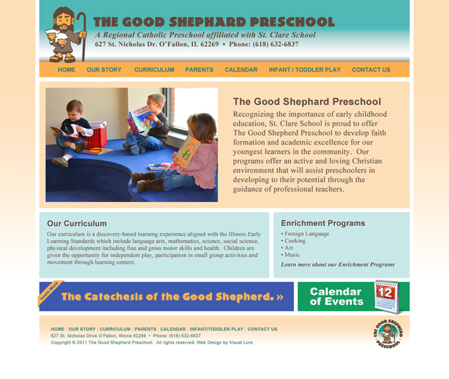 St. Louis web design for preschool