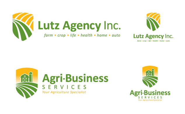 Lutz Agency & Agri-Business Services Logos