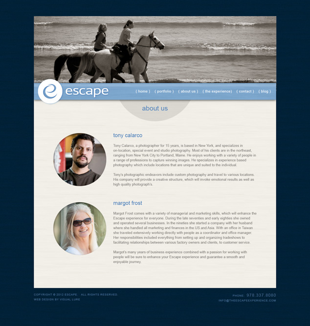 word press website design for photographers