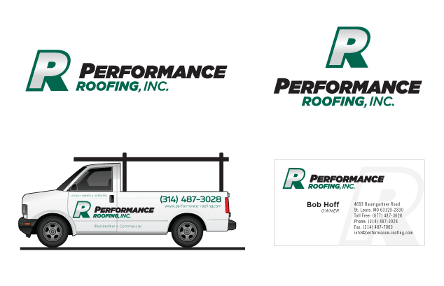 St Louis Logo Design for Roofing Company