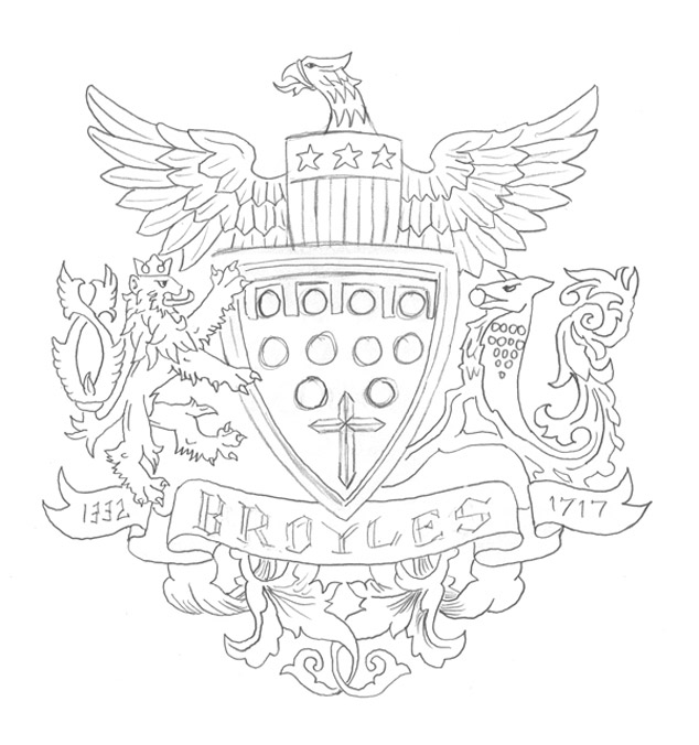 family crest outline