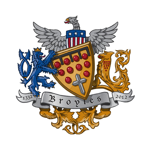 St. Louis logo design for family crest