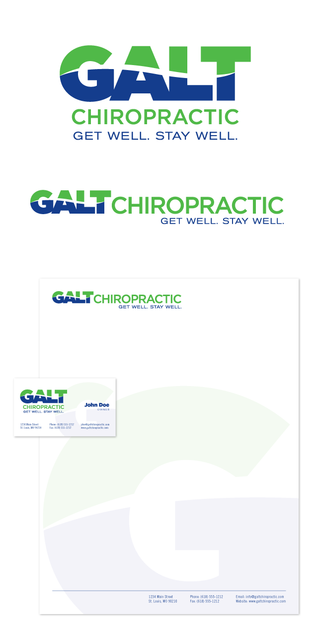 Logo design for Galt Chiropractic
