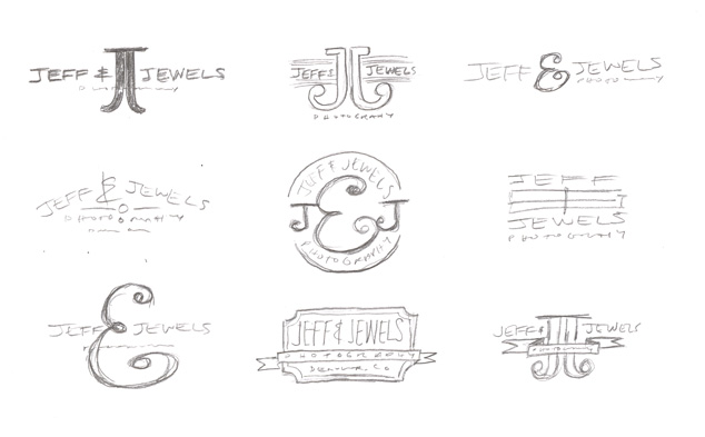 logo design sketches for photography logo