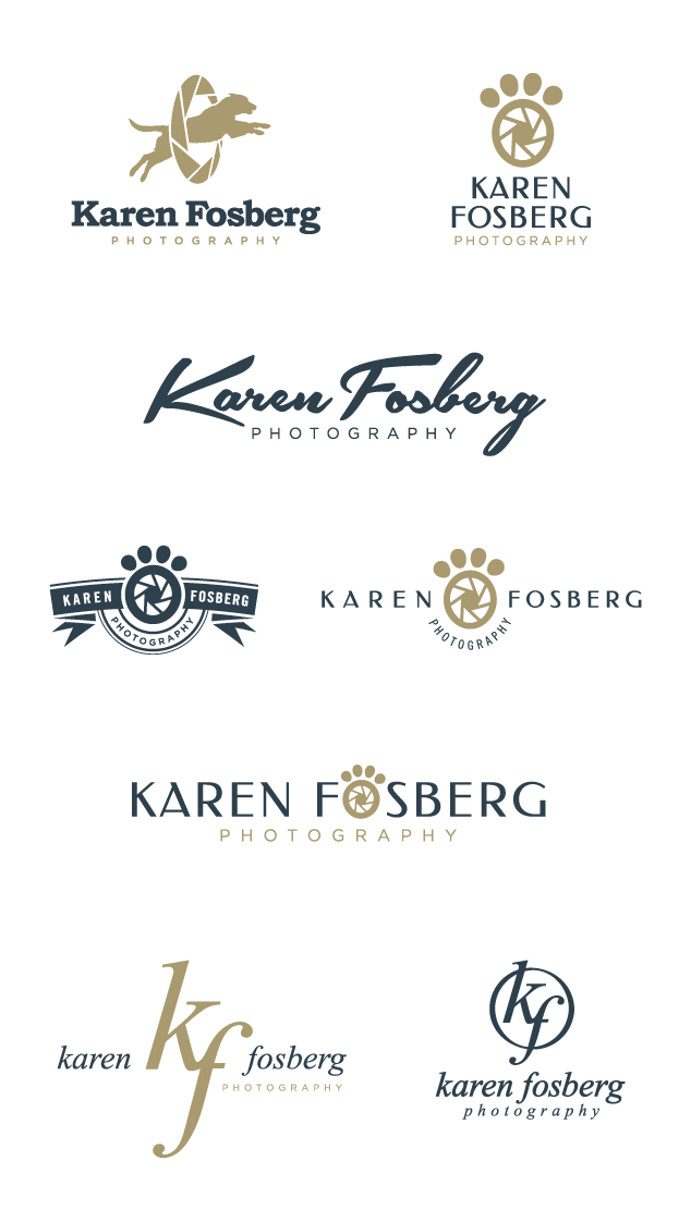 photography logo design for Karen Fosberg