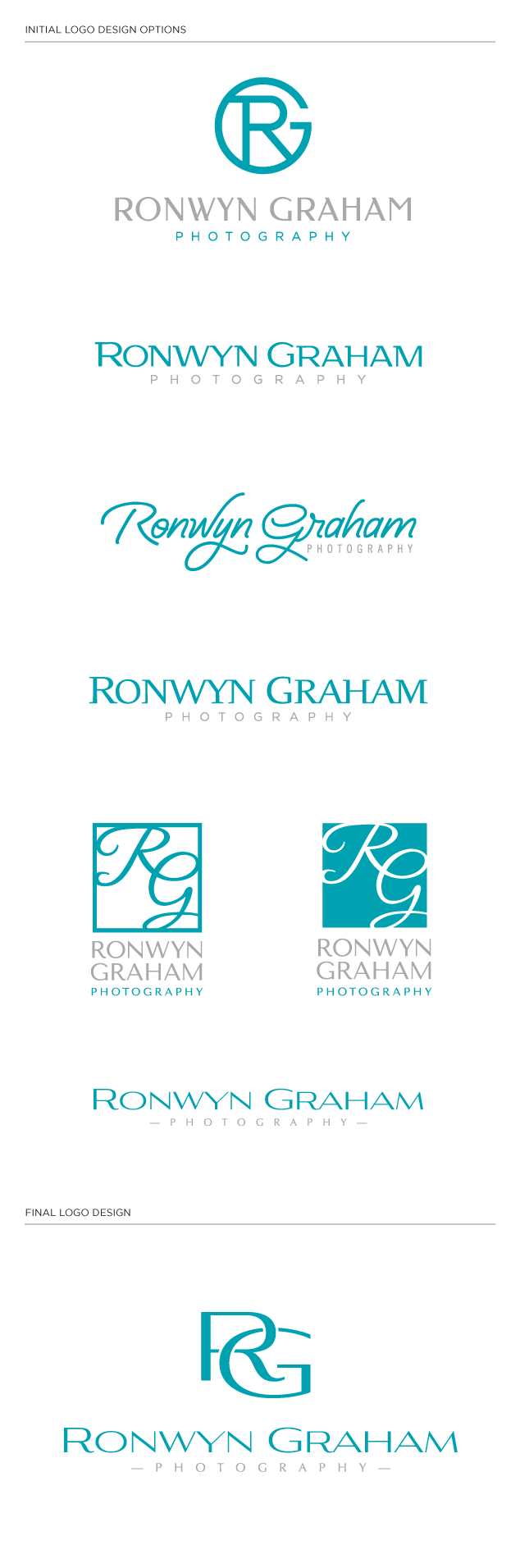 photography logo design for Ronwyn Graham photography