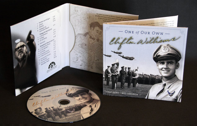 U.S. Air Force Band of Mid-America CD packaging design 2