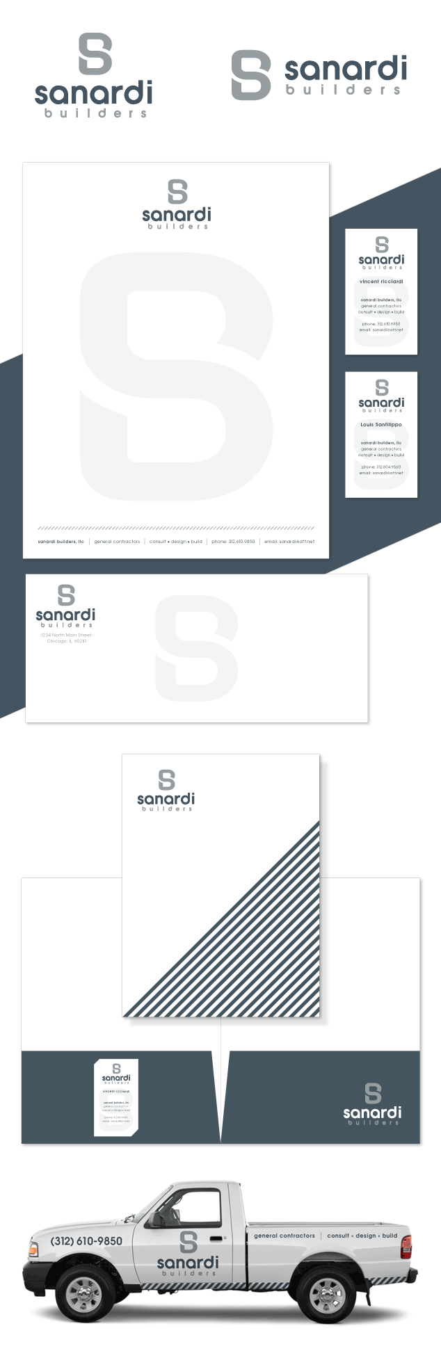 chicago logo design for Sanardi Builders