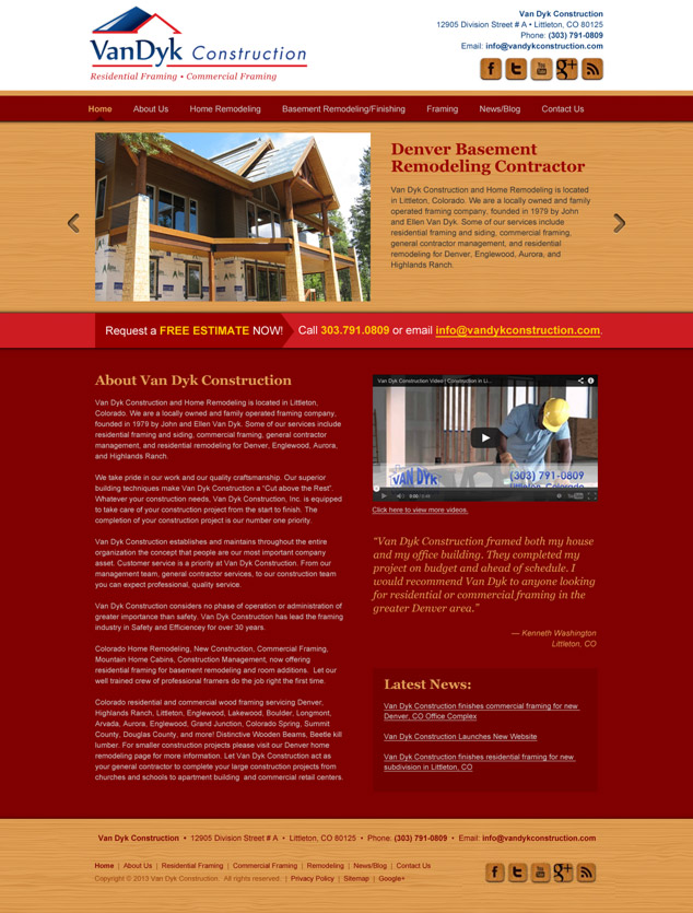 remodeling wordpress web design