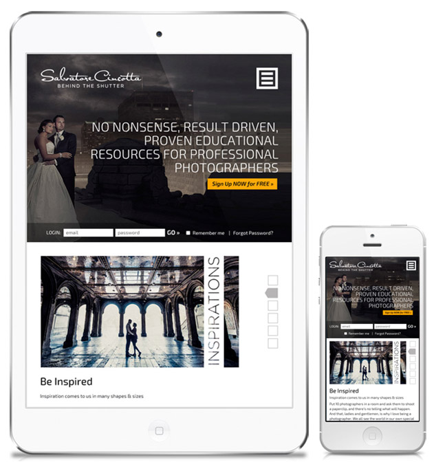 BTS responsive web design