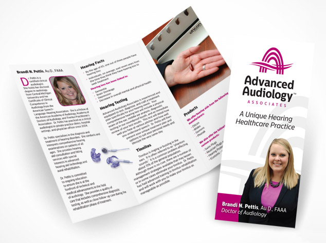 AAA trifold brochure design