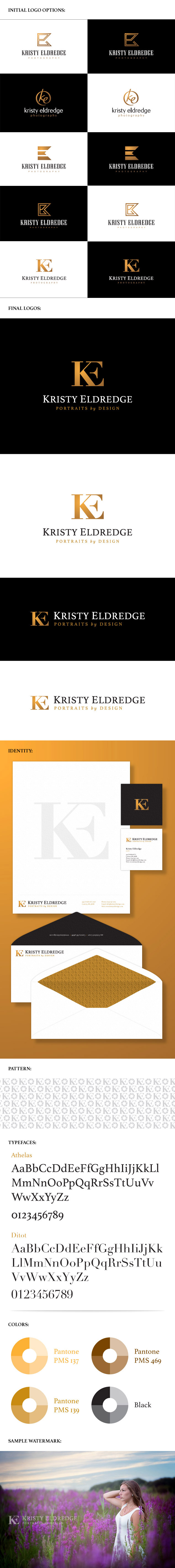 Kristy Eldredge Photography logo & branding package