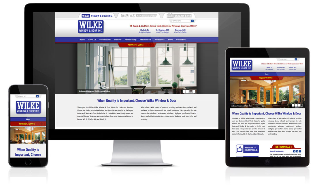 Wilke Window & Door Website