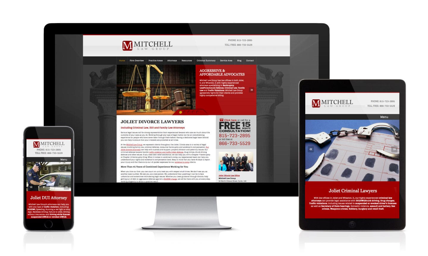 Mitchell Law Group Website