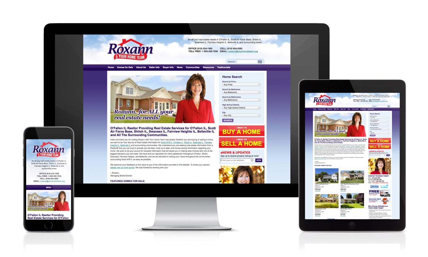 Roxann Real Estate Website