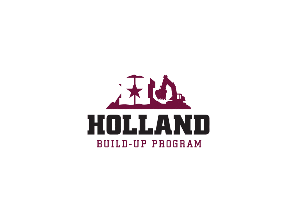 Holland Construction Build-Up Logo