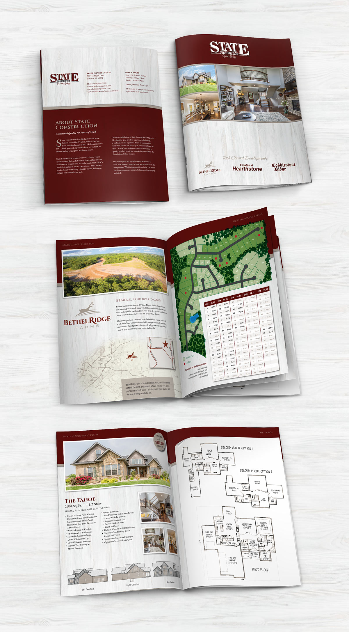 State Construction brochure design