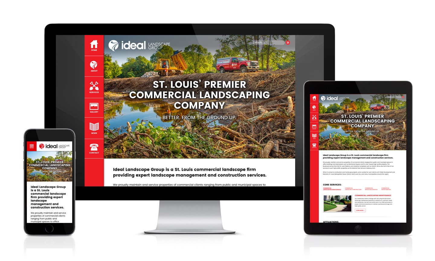 Ideal Landscape Website