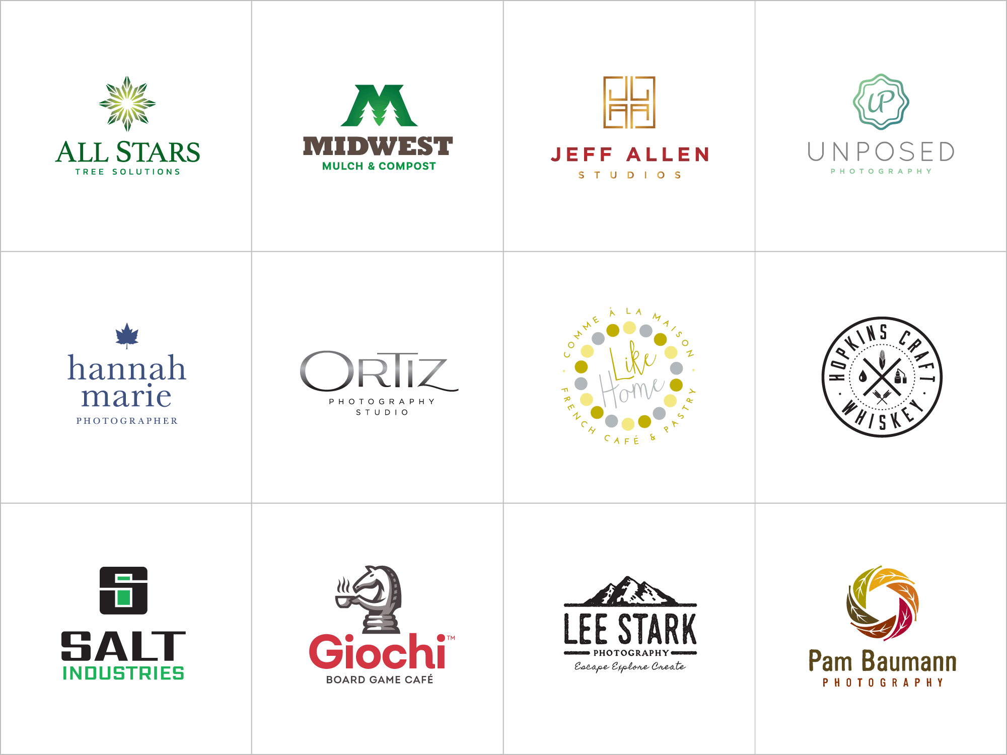 Our client's final logo selections