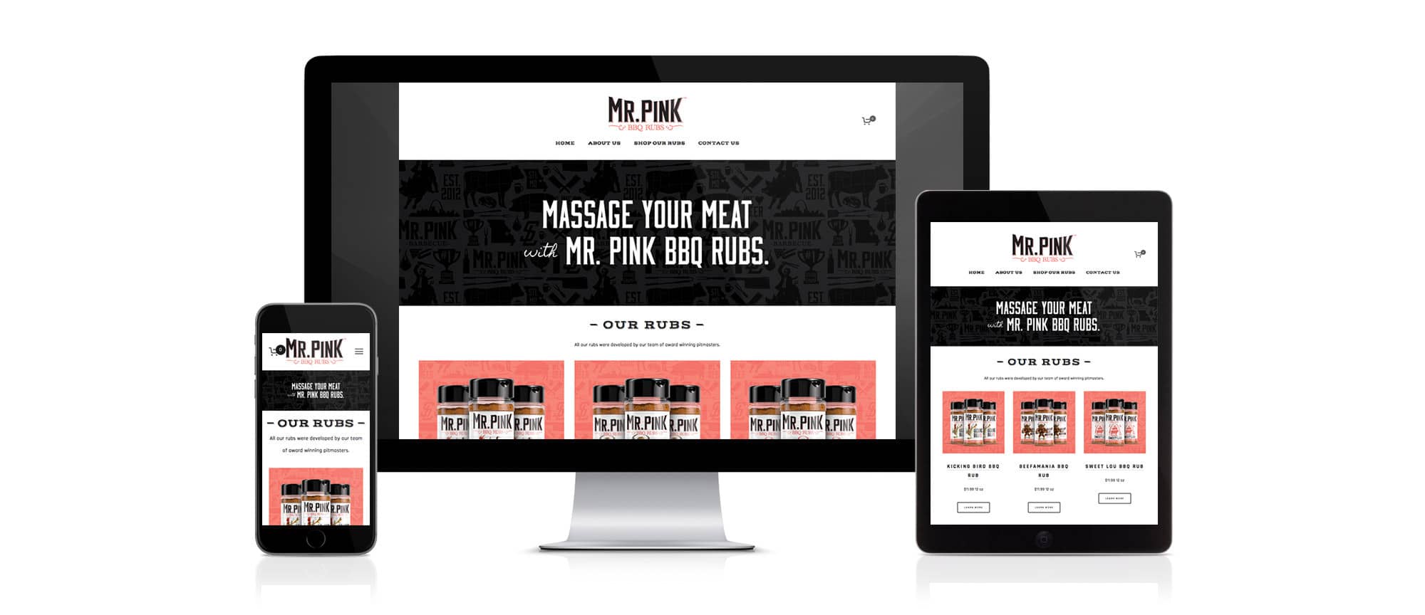Mr. Pink web design