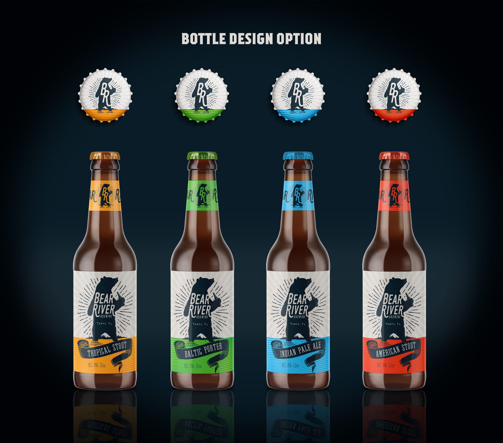 BRB bottle label design option