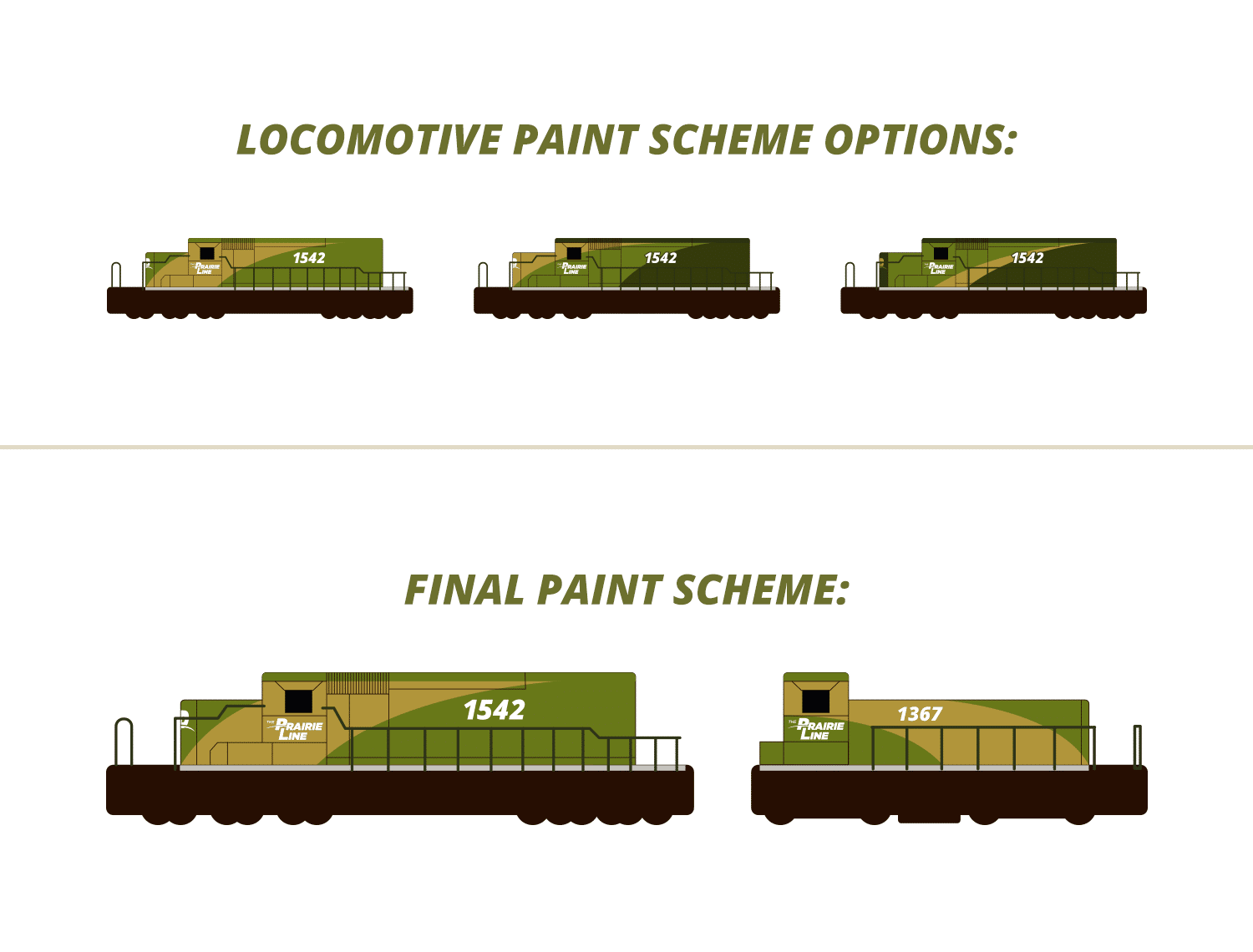 TPL locomotive paint scheme