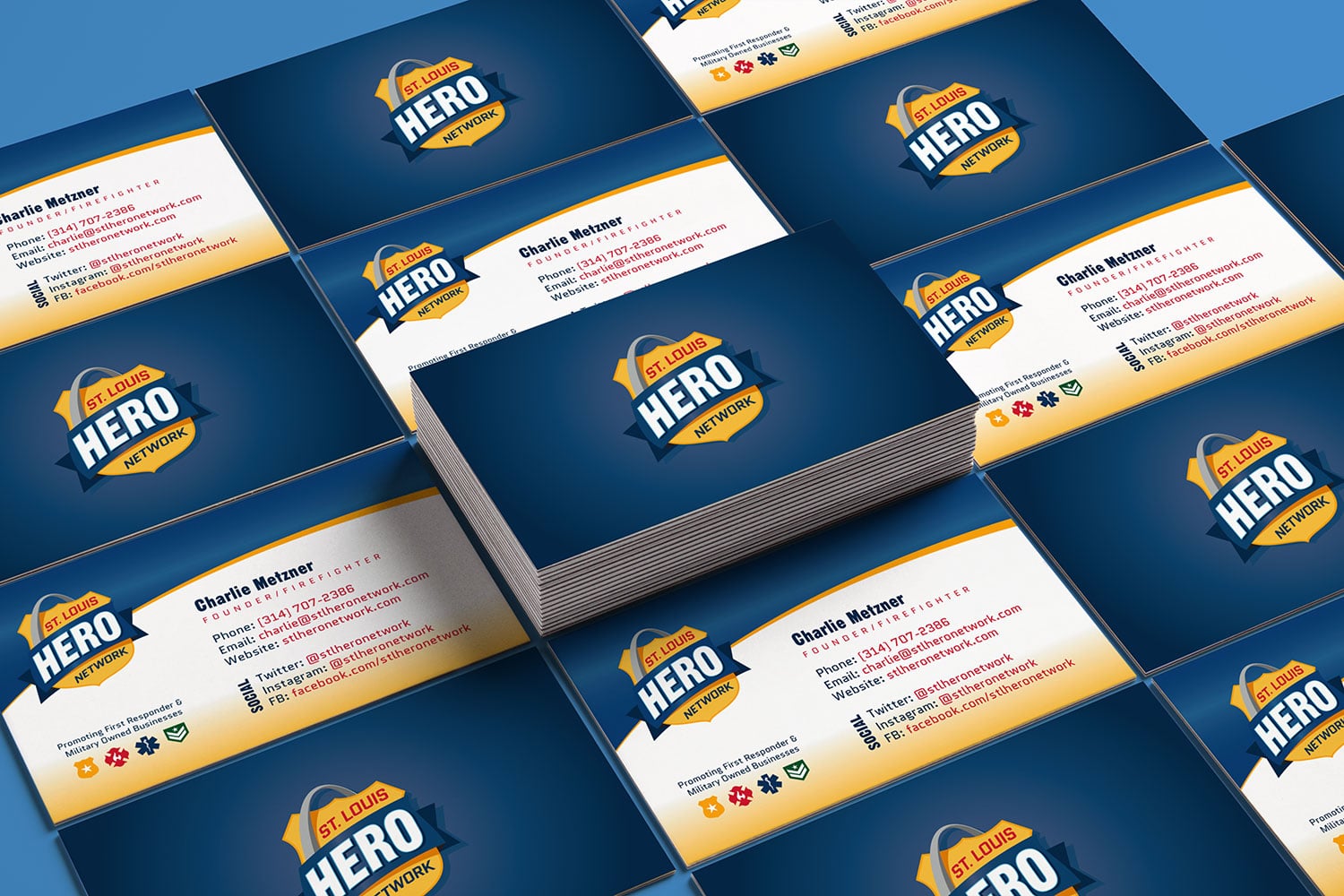 STL Hero Network Business Card