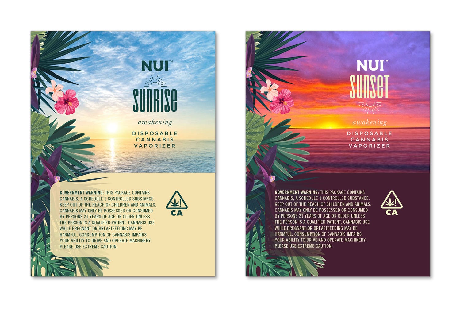 NUI packaging design, full label 1