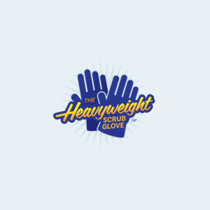 Heavyweight Scrub Glove Logo option