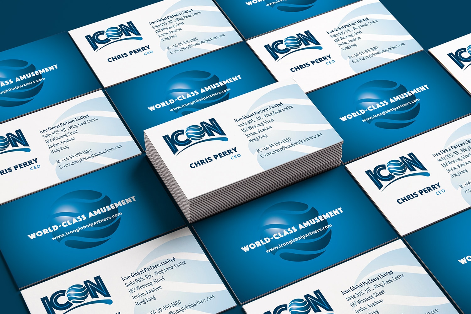 ICON business card design