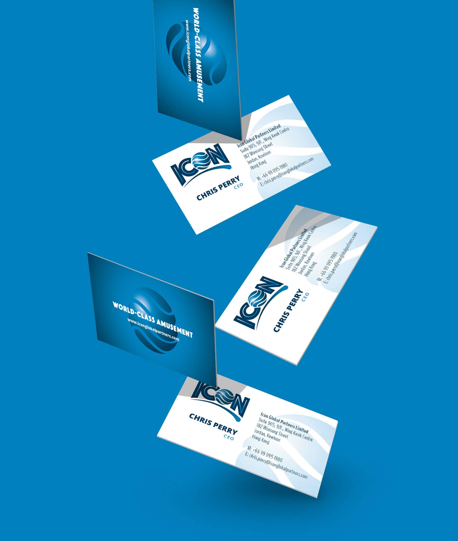 ICON business card design