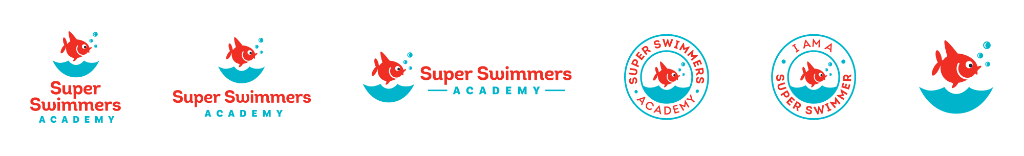 Super Swimmers Logo deliverables