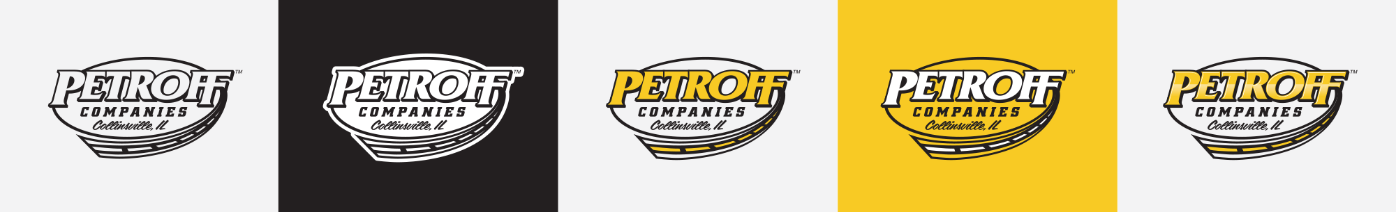 Petroff Companies logo deliverables