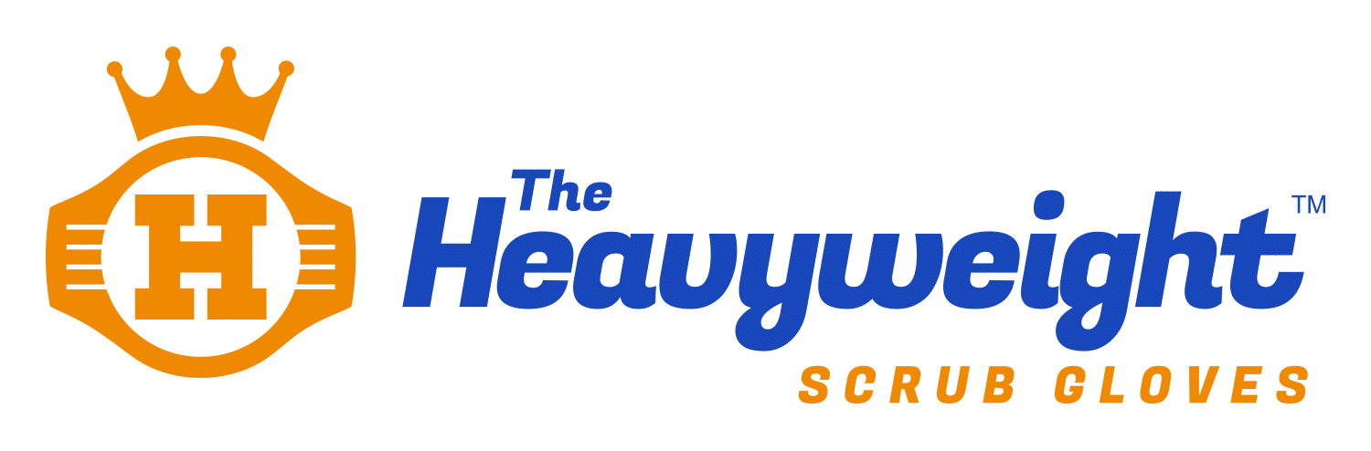 The Heavyweight Scrub Gloves Logo