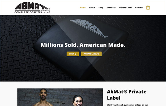 AbMat website design