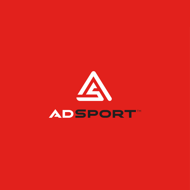 AdSport Logo Red BG
