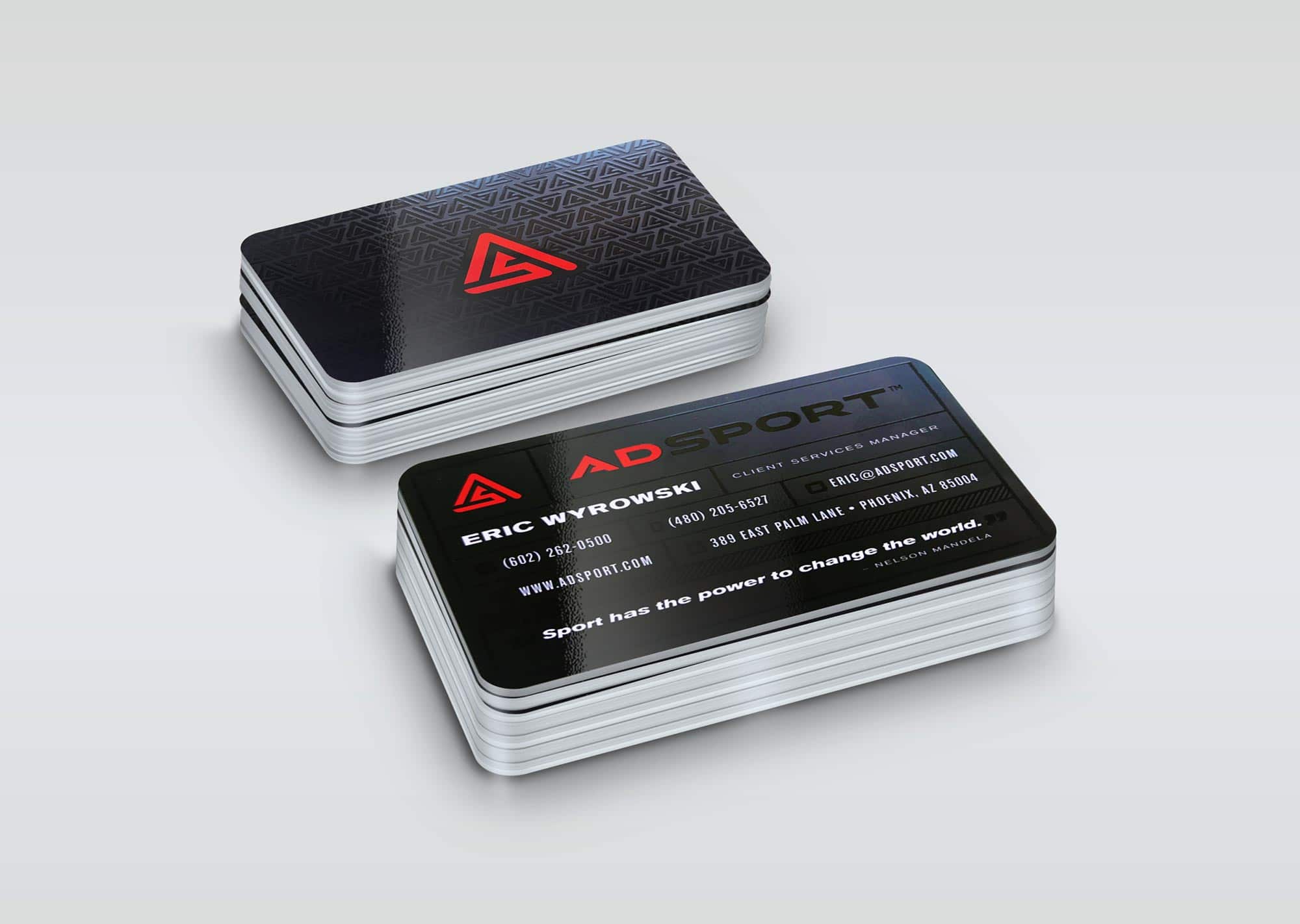 AS business card design
