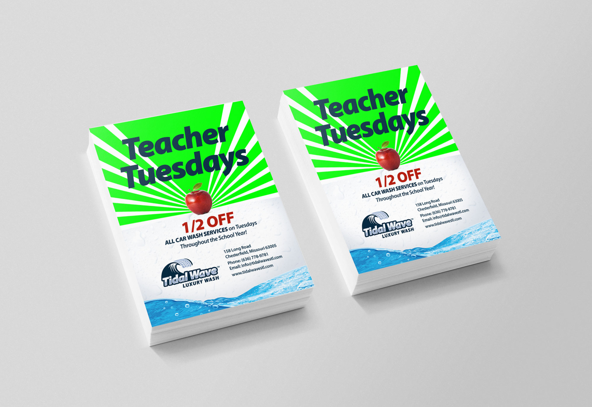 Tidal Teacher Flyer Design