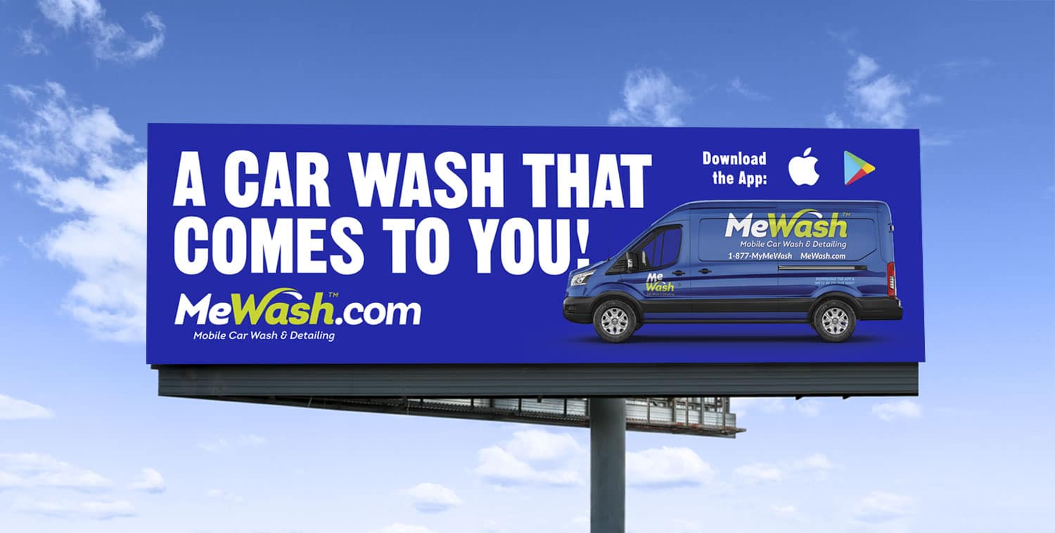 MeWash Billboard Design