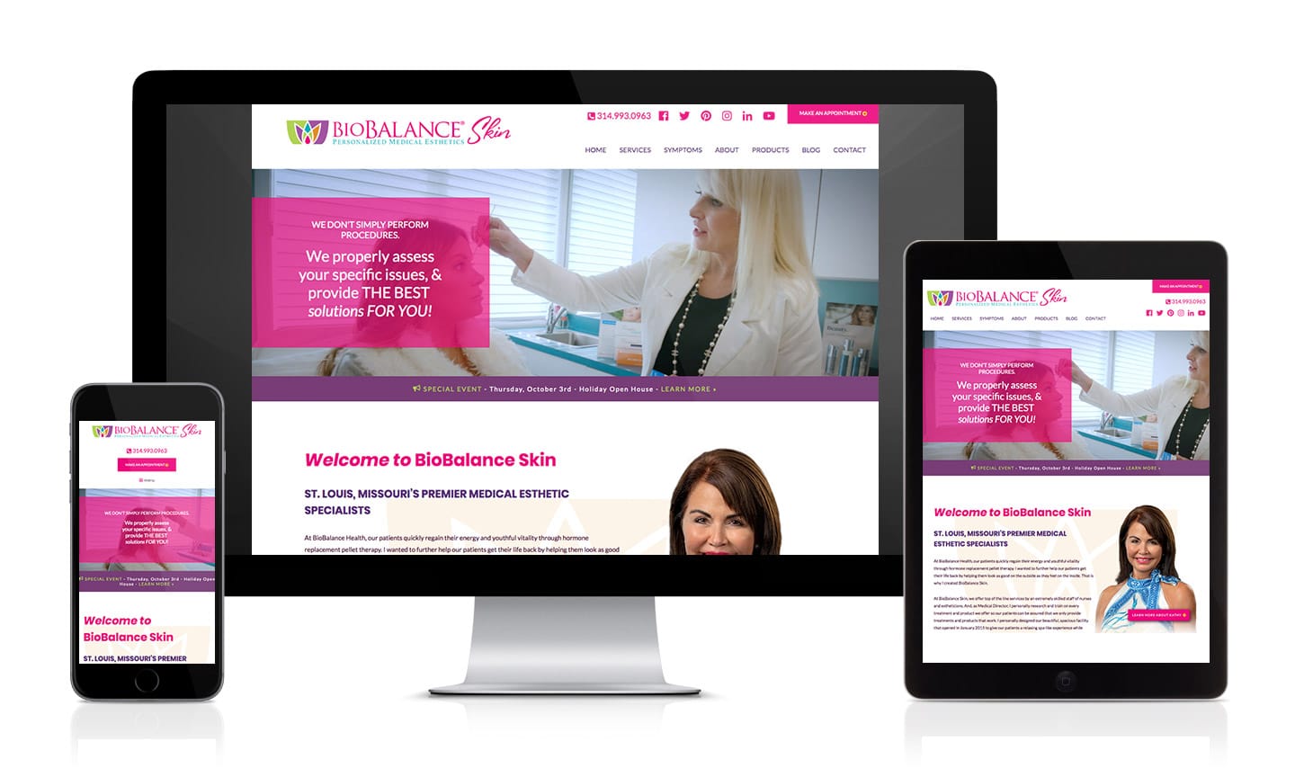 BioBalance Skin Website
