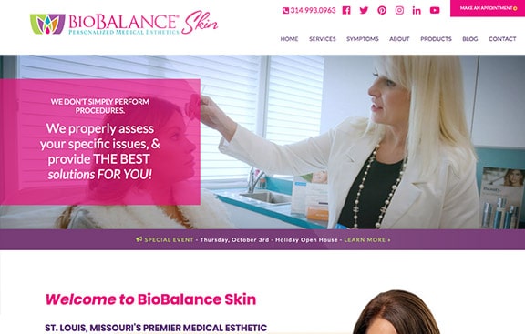 BioB Skin WordPress Website