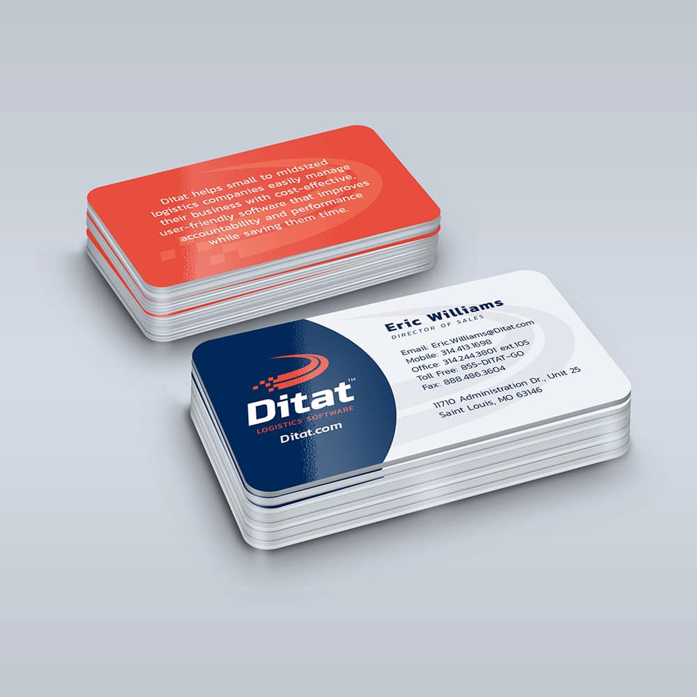 Ditat business card design