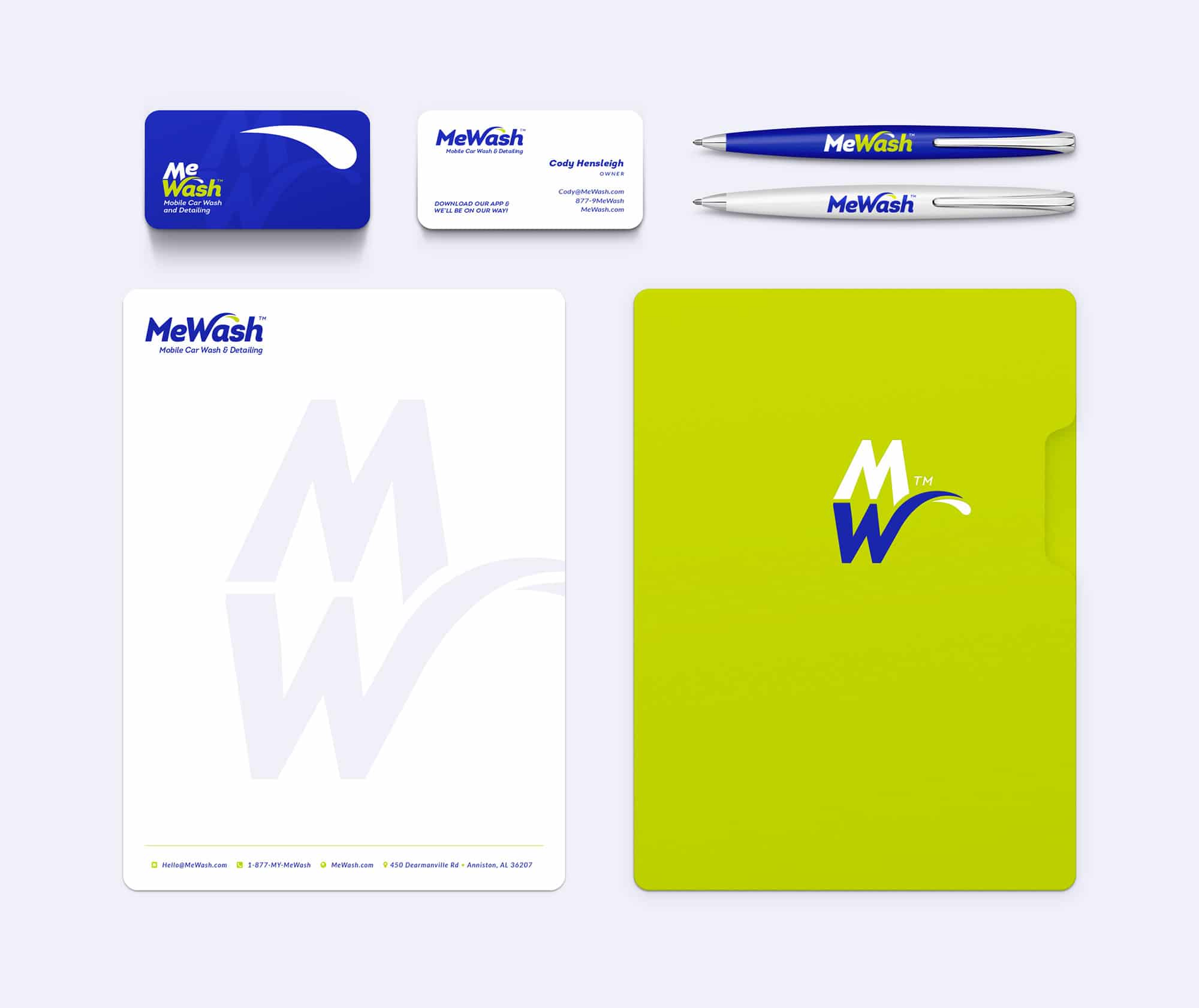 MeWash Identity Design