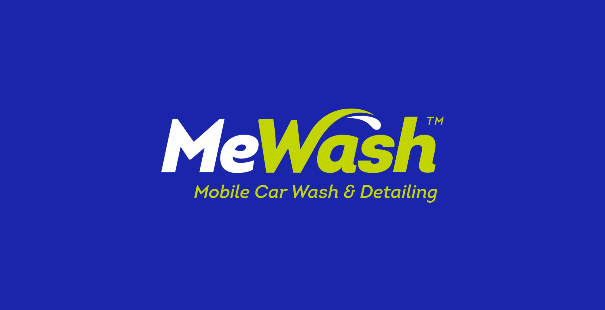 MeWash logo design