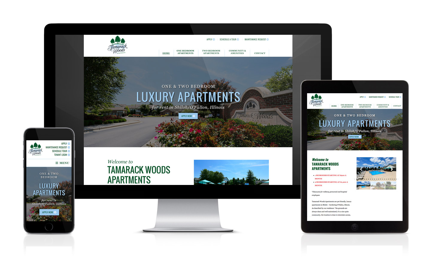 Tamarack WordPress responsive Website