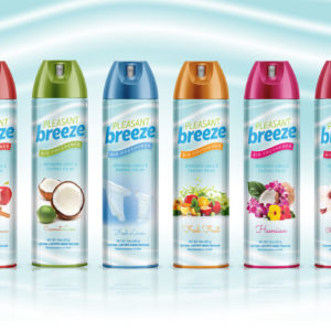 Pleasant Breeze Air-Freshners package designs