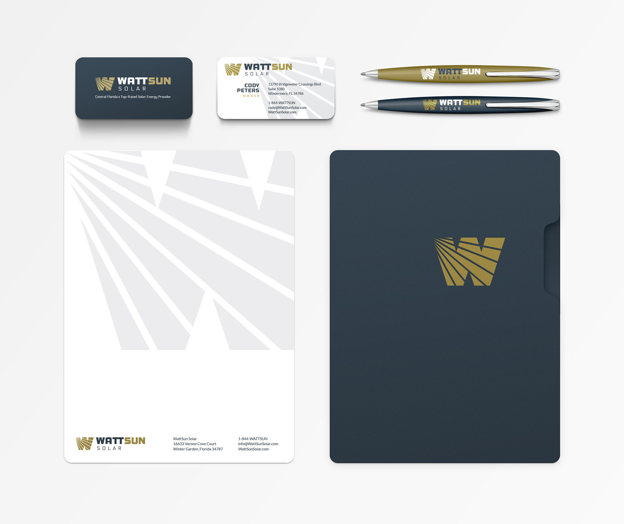 WattSun identity design